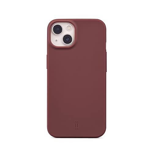 aiino italian ideas Custodia Eco per iPhone 13, Cover 100% in Plastica Riciclata per iPhone 13, Ecosostenibile, AntiGraffio, Profilo Sottile, Protegge il Dispositivo e il Pianeta, Prugna