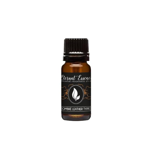 Image of Eternal Essence Oils Leather Ombre 10ml Fragrance Oil - Black Leather, Cardamom, Amber Resin & Smoked Tobacco - Deep, Spiced, Floral-Leather Scent for Men