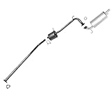 Replacement Parts for Exhaust System Resonator Pipe Rear Muffler for Honda Accord 2.3L 4 Dr 1998 1999 2000 2001 2002