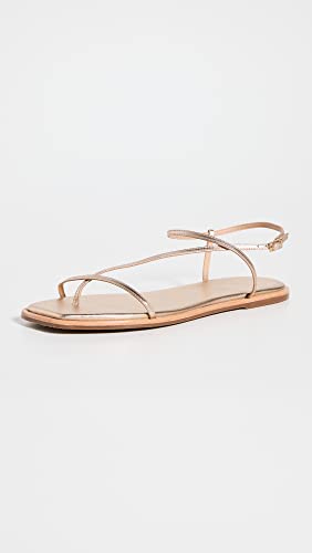 KAANAS Women's Alayta Square Toe Naked Sandals2