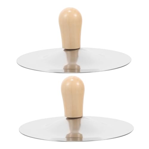 BESPORTBLE 2pcs Mini Finger Cymbals for Percussion Instruments Early Educational Music for Dance Parties and Parent Interaction