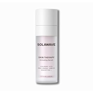 Solawave Wand Skin Therapy Activating Serum | Hyaluronic Acid and Peptides | Enhance Skincare Device Results | Hydrating Microcurrent Galvanic Current | Wrinkle Smoothing