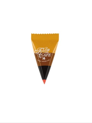 La Flor del Café Weißer Zucker in Portionsröhrchen – 6 g pro Tube – Box mit 1000 Stück