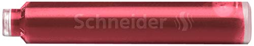 Schneider Ink Cartridge Pastel, Standard Format, Ball Closure, Refill For Fountain And Cartridge Rollerball Pens, Blush Ink, Box Of 6 Cartridges (166136) #TOP1