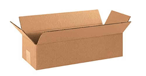 Image of Secure Seal - 16x6x4 Pack of 25 Corrugated Cardboard Packing Shipping Mailing Moving Carton Boxes