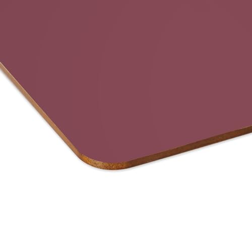 Sets de table rouge liège de qualité supérieure - Napperons souples grand format x4 - 4