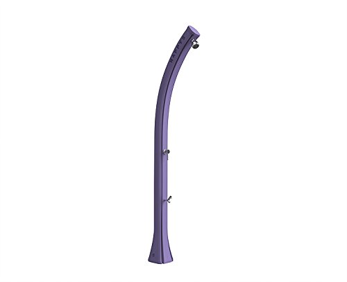 Ducha A Calefacción Solar Arkema F520/4005 Happy Five – Morado Ducha Solar De Polietileno Hd, Resiste A Rayos Uv, Salsedine Y Cal Ideal De Espacios Marinos Muy Ventosi Capacidad 24 Litros Peso 9 Kg Altura 222 Cm Con Mezclador Y Lavapiedi