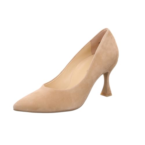 Paul Green 3859-029 Damen Klassische Pumps Rauleder in braun...