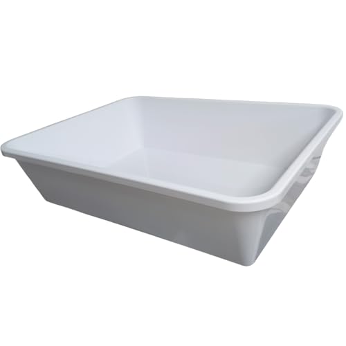 Bacinella Frigor Vaschetta Grande Lt 20 Bianca 53X40X15 Cm Per Alimenti In Frigo Trasporto E Conservazione Mense Hotel Ristorante