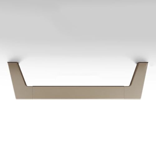Perchero de metal resistente de 30 cm para armario y lavandería, elegante barra de ropa dorada ideal para nizing y maximizar el espacio
