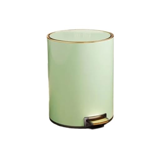 Poubelle en acier inoxydable style crème XL pour une cuisine élégante