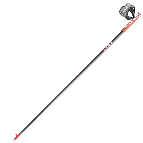 LEKI Goods, dunkelanthrazit, neonrot, 110 cm