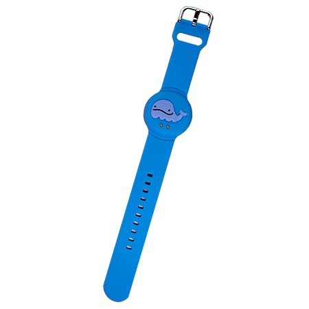 LunaSafe LLB-64WA-02-BU Émetteur portable en silicone souple Bleu
