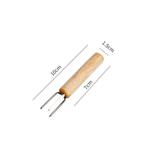 GANAZONO 8Pcs Garfo Espiga Alças Espiga Pegas Suporte De Algodão Doce Suporte De Milho Suporte De Mi