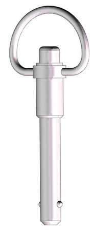 Ring Handle Lock Pin, 1-1/2, 3/16, SS