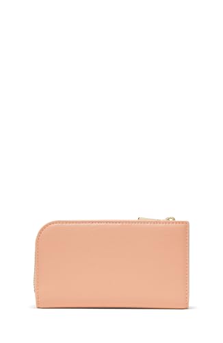 Image of kate spade new york Devin I Love You Script Embossed Leather Small Slim Bifold Wallet