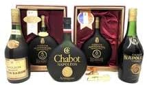 ブランデー Chabot 未開栓 NAPOLEON ヴィンテージ 未開栓CHABOT 他 古酒 ブランデー ナポレオン 4本 まとめ ヴィンテージ