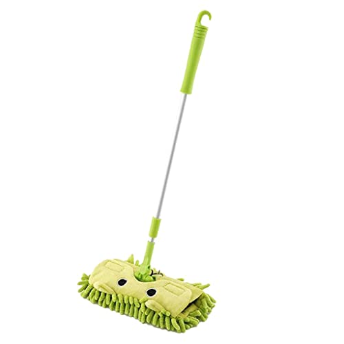 Kids Cleaning Mop Play Set for Preschool Activities, Green, as described