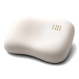 Side Sleeper Pillow – Soft Ergonomic Cervical-Neck-Pillow for Neck Pain Relief, Ice Silk Zipperless Pillowcase, Eco Friendly and Durable Material (White)