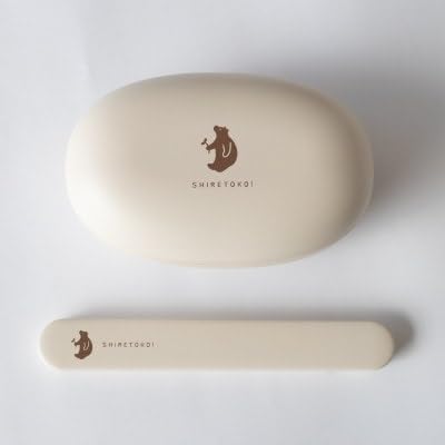 知床トコさん ランチボックス(Mサイズ)・箸 セット (アイボリー)