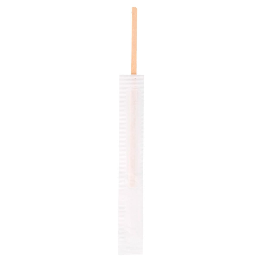 García de Pou 170.48 Agitadores Café Enfundados Individualmente, 0.6 x 14 cm, Natural, Madera, 5000 Unidades