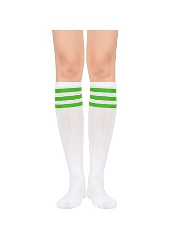 Image of Century Star Knee High Socks for Women Long Tube Socks with Stripes