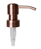 Copper Soap and Lotion Replacement Pump - Bird Head - One Pack