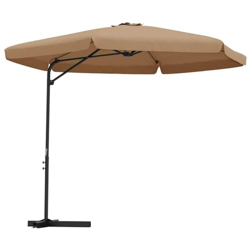 Parasol de 300 cm vert avec manivelle pour ombrager votre balcon ou jardin