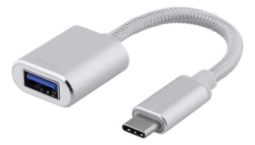 DELTACOUSBC-1276 USB cable 0.1 m USB Type C USB A Silver
