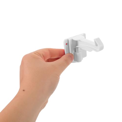 Cerradura para gabinetes de material ABS blanco resistente 4