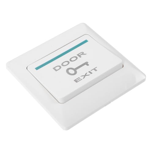 Gatuida Placa De Pared Para Timbre y Sistema De Control De Acceso a Puertas, Material Elástico y Resistente, Diseño De Reinicio Automático, Para Instalación Empotrada, Paquete 1 Unidad