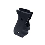 Hogue OverMolded Rubber Grip for Beretta 92 / 96 Series with Finger Grooves, Black - 92000