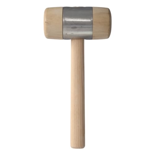 Holzhammer mit Metallmantel ovaler Eschestiel 70x140mm 560g