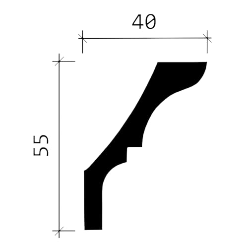 Corniche 150173 Profhome pour masquer les fissures angle - 5