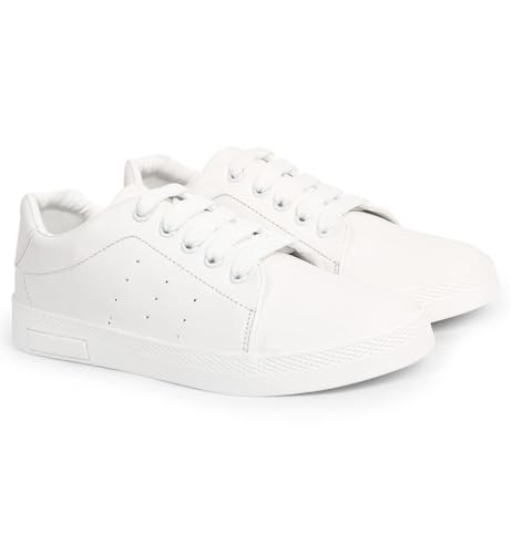 Longwalk Solid White Sneaker Shoes for Women