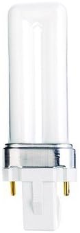 (Pack of 10) Satco S8302, 2700K 7-Watt G23 Base T4 Twin 2-Pin Tube for Magnetic Ballasts, Compact Fluorescent Bulb10