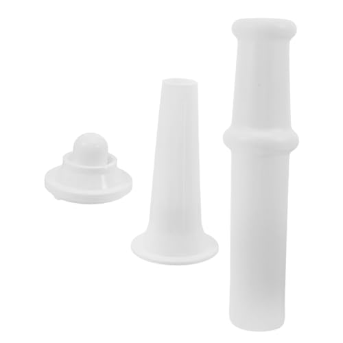 SOLUSTRE 1Set Plastic Meat Grinder Accessories Sausage Stuffer Kit with Funnel and Tamper for Efficient Meat Grinding Quick Cleaning Compatible with Meat Grinders
