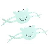 Generisch 2 Stück Türsicherungen mit Türdämpfer aus Kunststoff Geräuscharm für Kinderzimmer und Innen Außentüren mit Befestigungsband gegen Türknall und Versehentliches Verriegeln