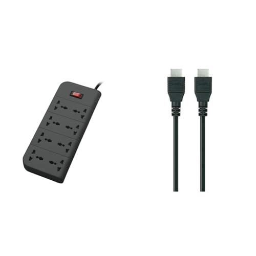 Image of Belkin 8-Socket Surge Protector Universal Socket with 6.5ft (2-Meter) Heavy Duty Cable Overload Prot