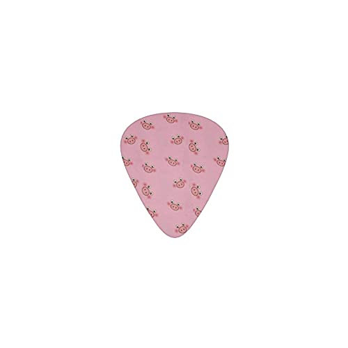 Médiators pour guitare Pink Pig Face Cartoon Pics de basse premium mignons pour guitare électrique et guitares basses… - Les Beatles, Paul McCartney, John Lennon, RIngo Starr, George Harrison Médiators pour guitare Pink Pig Face Cartoon Pics de basse premium mignons pour guitare électrique et guitares basses…
