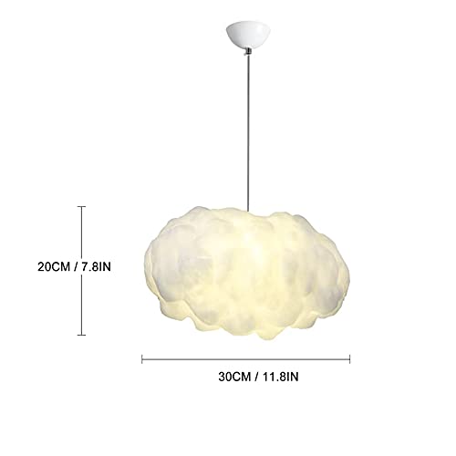 Lustre nuage en coton blanc idéal pour illuminer la chambre d'enfant - 7