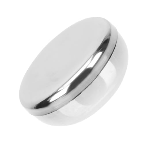 ABOOFAN Korean Style Stainless Steel Rice Bowl with Lid Single Serving Dish for Soup Cereal and Small Dishes and Easy to Clean for Home and Restaurant Use