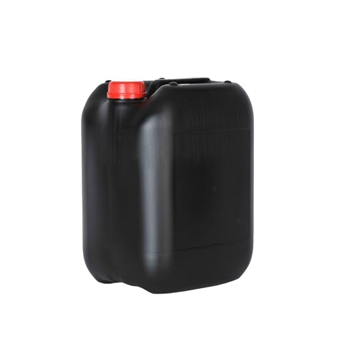 Garrafa 20 Litros Negra Boca ancha ADR Homologada Agua Gasolina Resistente Químicos Furgoneta Camper Camping Aire acondicionado liquidos acidos deposito homologacion Transporte Productos peligrosos