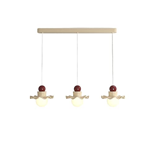Luminaire suspendu 3 lumières pour îlot de cuisine pour éclairage doux