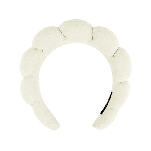 DRESHOW Spa Headband for Women Sponge Headband for Washing Face Clouds Soft Terry Cloth Makeup Skincare Headbands