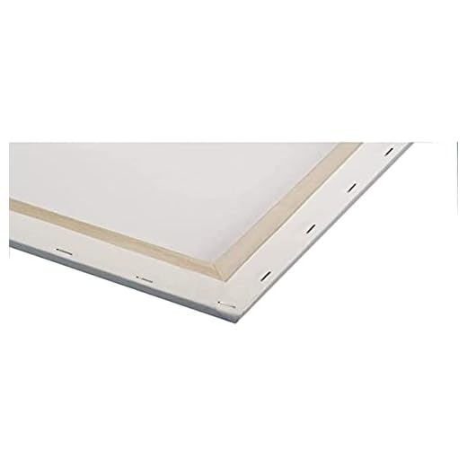 Rayher Lienzo con bastidor, 100% algodón, 330 g/m², 40x50x1,7 cm, para pintar cuadros, 6158700