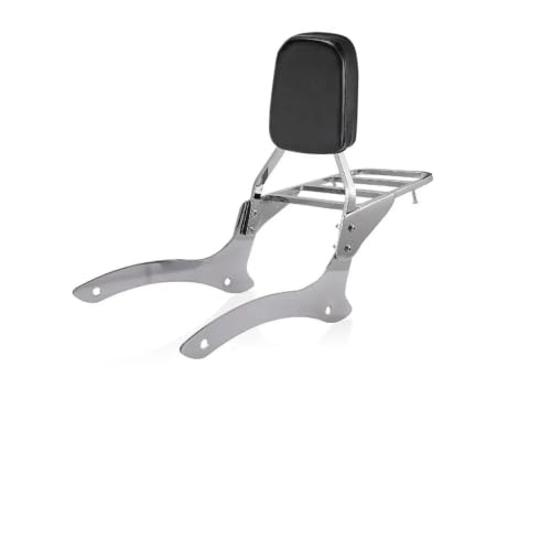 Sissy Bar Moto avec Grille Arrière pour Sécuriser vos Sacs sur Vstar 1100
