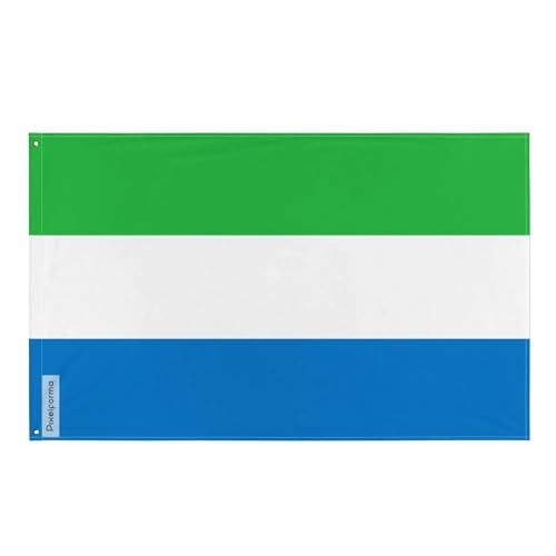 Drapeau de Sierra Leone toutes tailles pavillon polyester intérieur extérieur Pixelforma