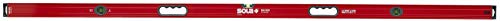 Image of SOLA LSB78 Big Red Aluminum Box Beam Level with 3 60% Magnified Vials, 78-Inch