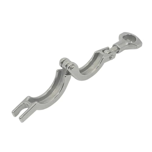 Accesorio de tubería sanitaria de triple abrazadera de acero inoxidable 304: casquillo de conexión rápida for uso doméstico e industrial.(4in)